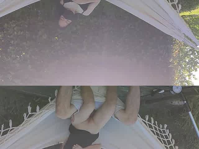 Petite Small-titted Asian Hottie Gets Fucked & Creampied In the Hammock