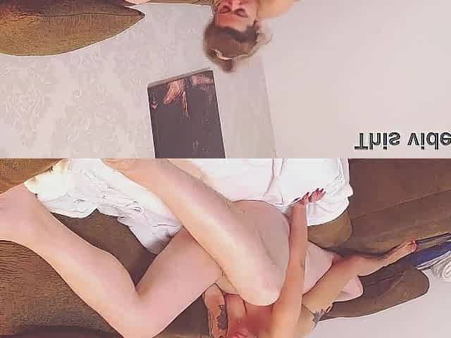 Large bazookas teen licking grand-daddy tiny penis