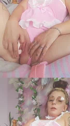 Solo Masturbation Cute MILF plays with Vibrator until Orgasm