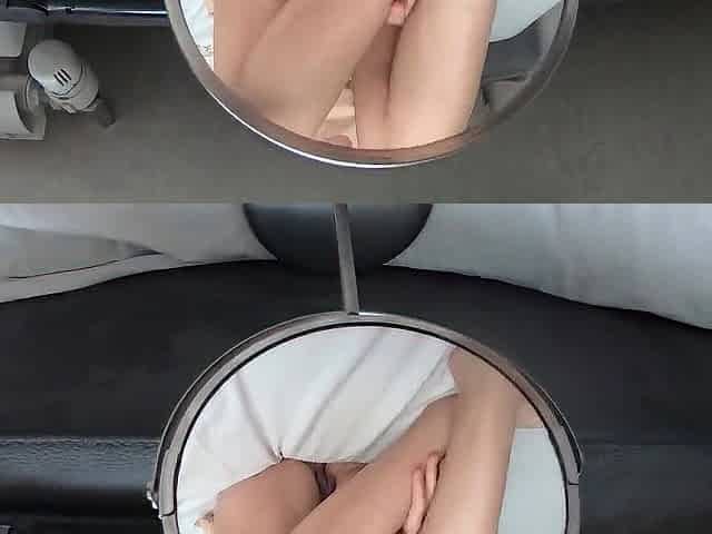 POV Masturbation Look in Mirror - 4K Angel Fingering and Cum