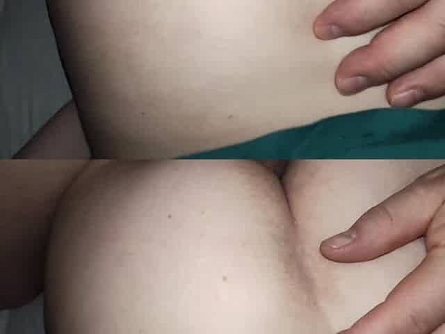 Cum Inside Her Pussy and on Her with Helping Hand