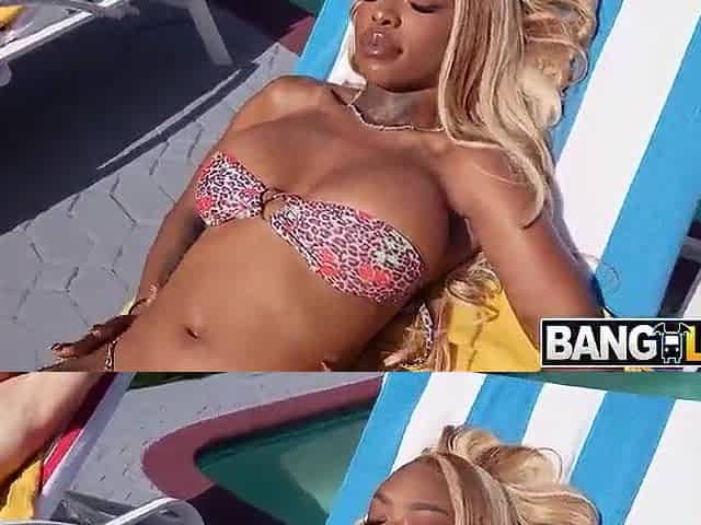 Oiled Large Titty Black