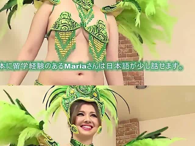 [pppd-447] I Came From The Country Of Samba! White Big Tits G-cup Carnival Dancer Av Debut! Maria P1