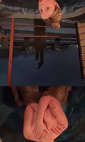 Public Sexy Tub Jet Climax