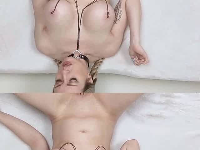 Big boob brunette masturbates on webcam