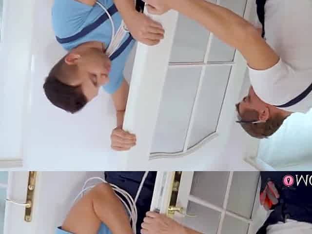 Step Mommy In Arousing 3some Sex With Handymen