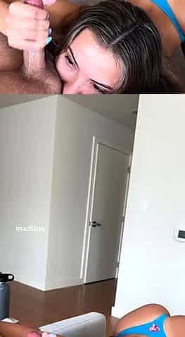 Madiiitay Gets Her Pussy Covered In Cum