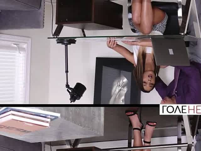 LoveHerFeet - My Super Hawt Assistant Jaye Summers Lets Me Cum On Her Feet