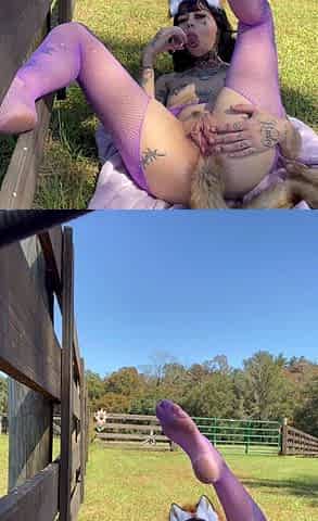 Amateur brunette ariana marie solo toying