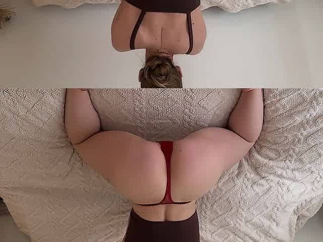 Trying the booty-plug on ???? Want to cum with me?