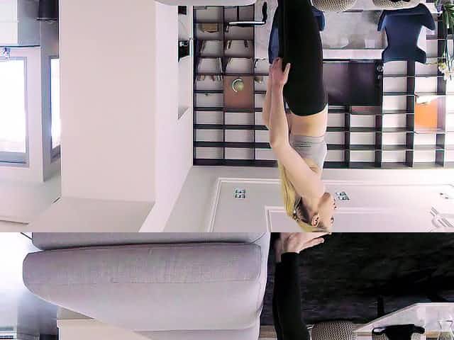 Six Feel Tall Fashion Model Fucked In Fitness Clothes