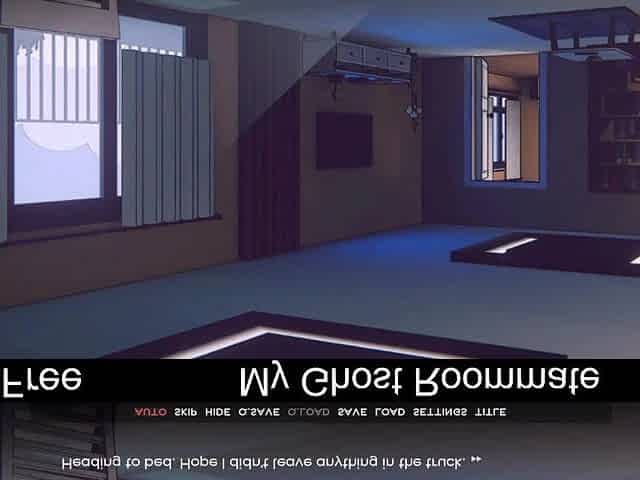 My Ghost Roommate (free game itchio) Visual Novel, 2D, Adult, Eroge, Erotic, Romance, supernatural, game