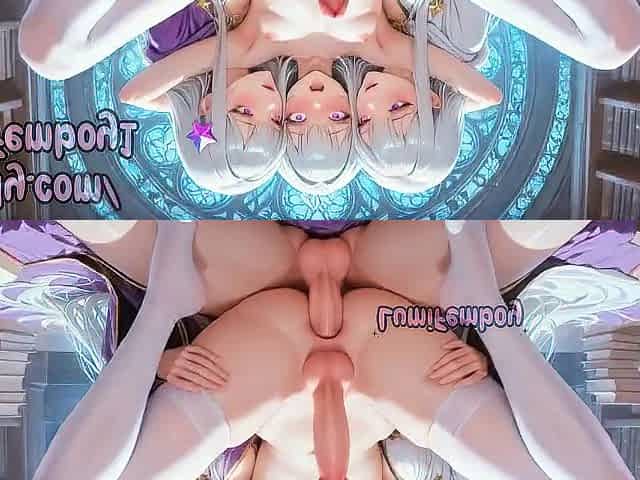 Forbidden Femboy Breeding Ritual - Cute LumiFemboy Clone Three-some Fills Him Absolutely