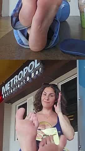 Exotic brunette hardcore foot fetish fuck