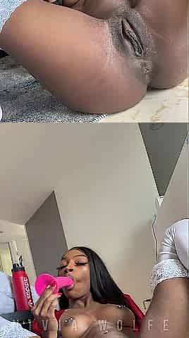 Nivia Wolfe Black Secretly Makes Herself Squirt