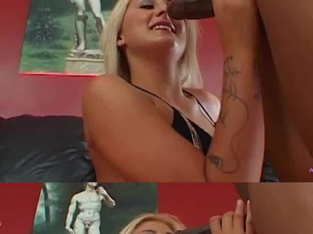 Super Fuckable Blonde Stacy Thorn Put Her Ass up to Receive a Chunky BBC