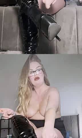Smoking slut degrades you!