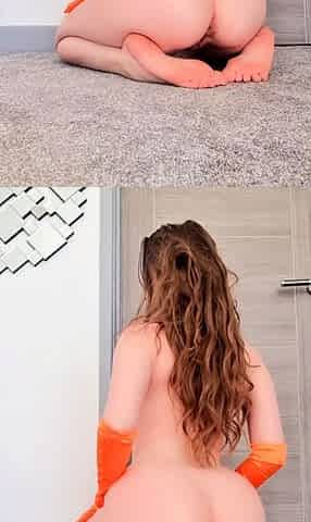 Round and Big Ass Booty MILF Mamas Masturbate Solo