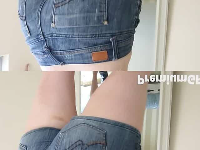 Hot teen slut fucking dick in close up