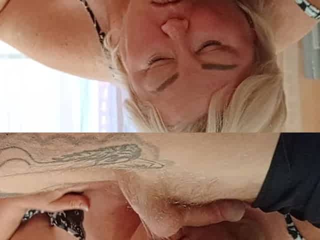 Cumming From Stepmom's Blowjob