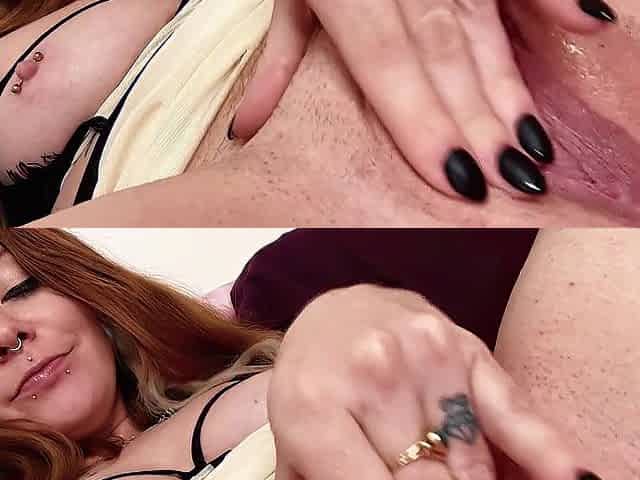 Redhead Plays With Her Constricted Cunt 4 U
