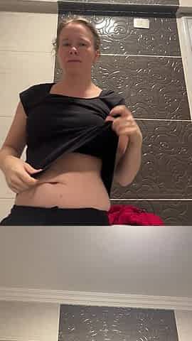 Hot Striptease in the Bathroom