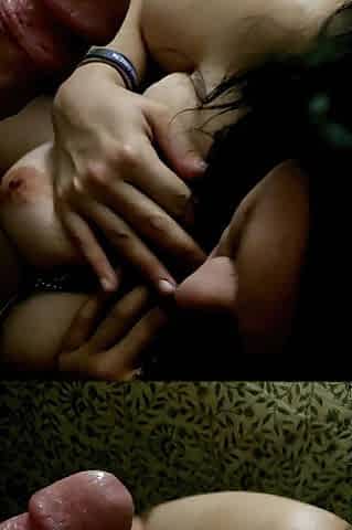 Punk mother I'd like to fuck doxy gives boyfriend sloppy bj