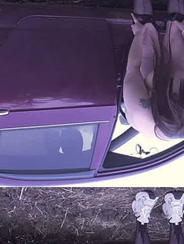 Fucking Myself in a Car in a Public Place -joi