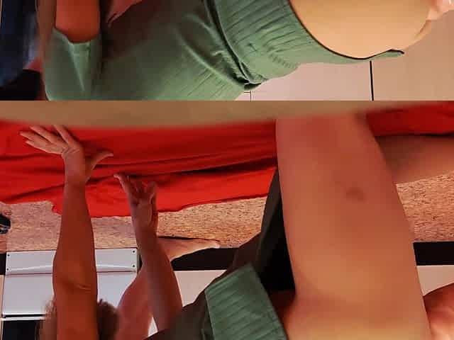 I Fuck Myself with a Monster Dildo and Take a Dick in My Mouth
