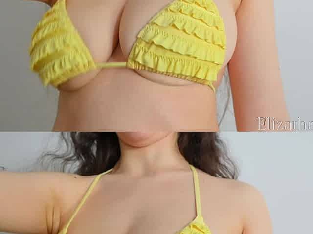 Big Tits in Bikini Bouncing with Slowmo