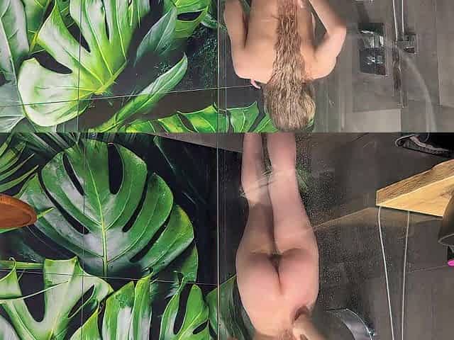 I was taking a shower, felt my vagina getting soaked and decided to play