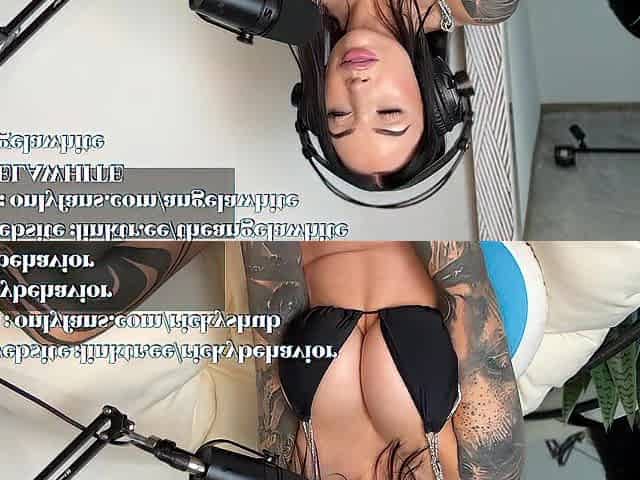 Angela White, Porn ASMR Reaction, Large Natural Titties Titty Banged A BBC - Willow Harper