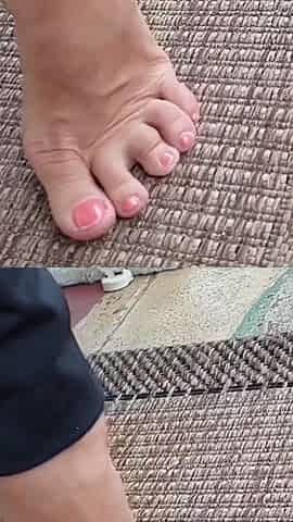 Beautiful Blonde Wife Enjoys Foot Worship Outdoors