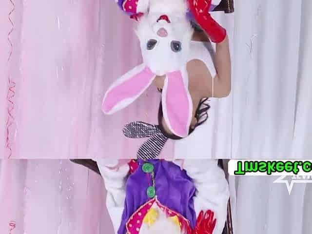 Slutty Teen 18+ Gets Creampie By Custom Bunny With Emily Willis