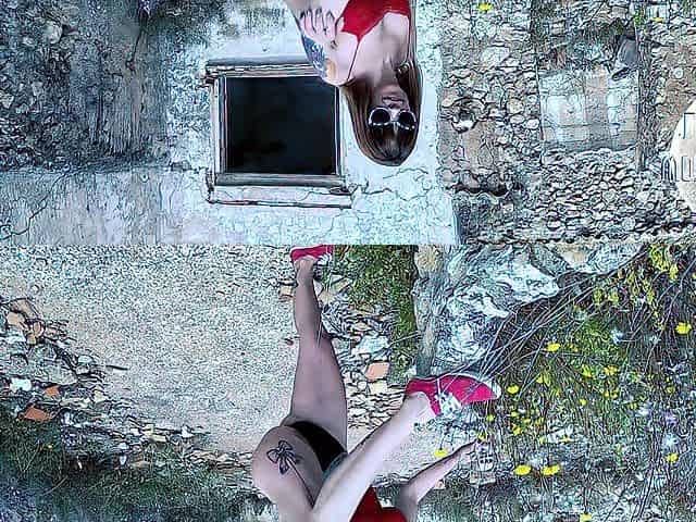 Hiking in a hot bikini ends ups in a outdoor bang! Real amateur pair.