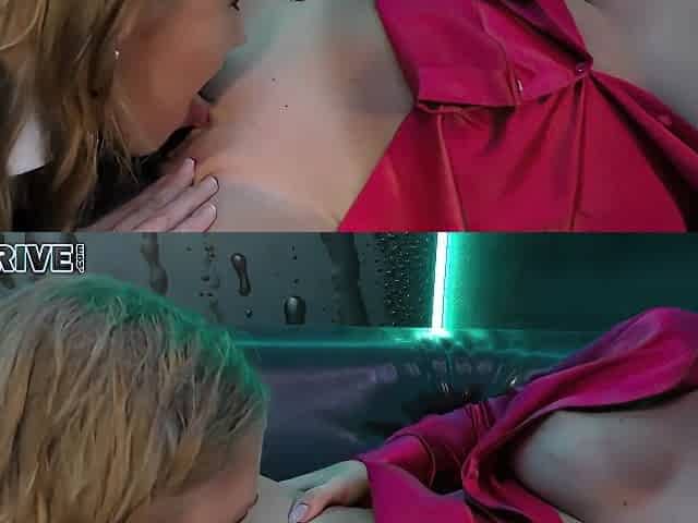 Pissing Lesbians Violet Pink And Mila