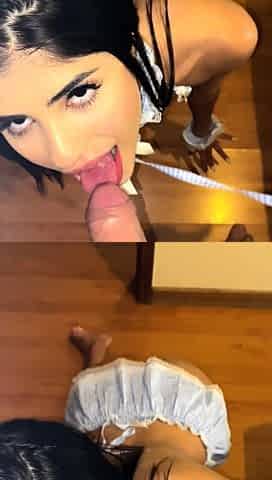 POV Handjob Blowjob cumshot compilation