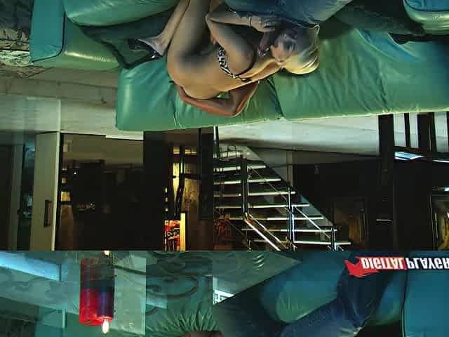 Blows Hard Cock And Gets Fucked On Leather Couch With Tommy Gunn And Madison Ivy