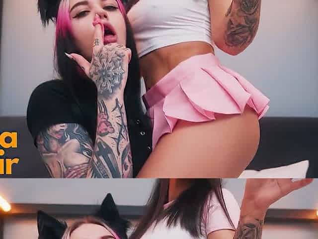 2 Kittys Get Cum In Butt Anna Batman