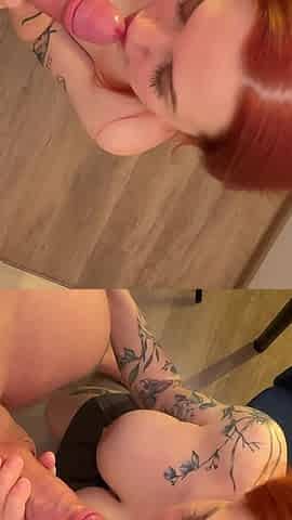 Fuck Me in the Kitchen and Cum on My Big Tits!