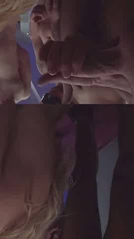 Linda Leclair's creampie gangbang, 8 guys double vaginal penetration