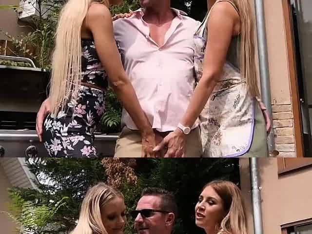 pretty big breasted Florane Russell enjoys anal ffm