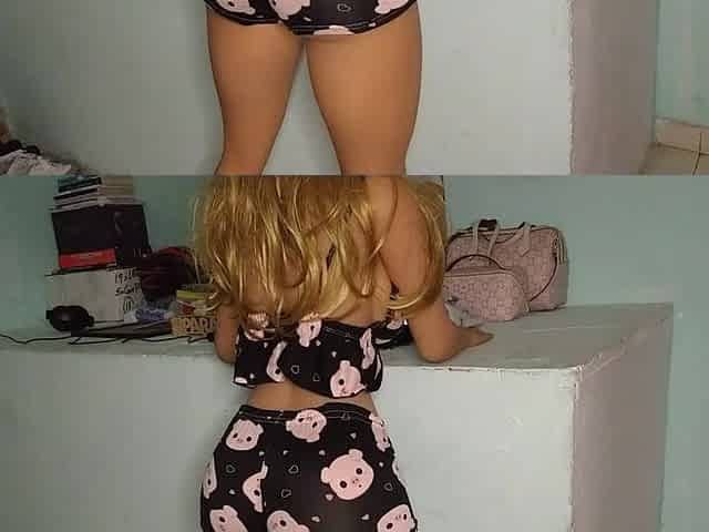 This babe said me to bang her cuz this babe's in love with my short little penis