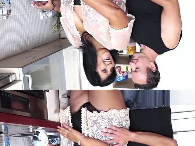 Saggytits grandma bent over and fucked