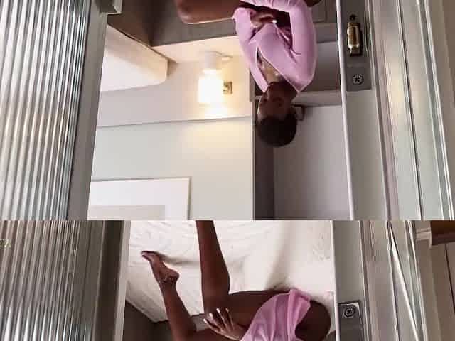 Shining Oiled Large Ebony Ass Implores Screw Me With No Compassion