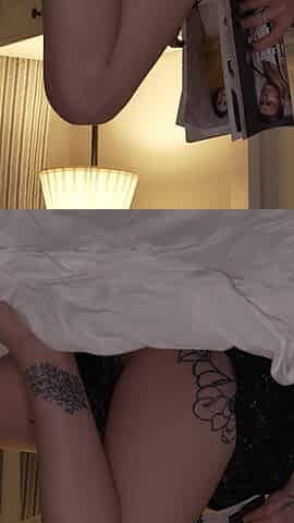 The Magazine Is Interesting, but His Huge Cock Is Better for the Night