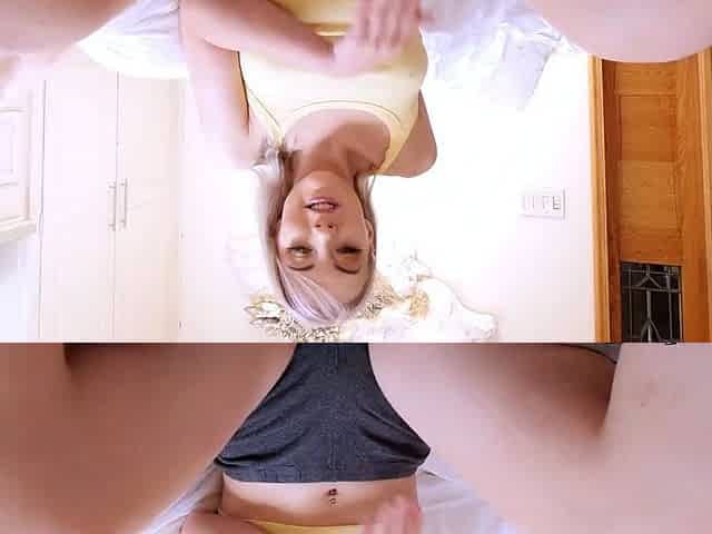 Amateur blondes pov blowjob and hardcore fun with lucky dude