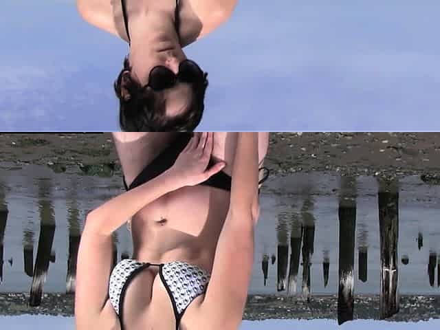 NAUGHTYNATURAL Hairy Amateur Harley Hex XXX Outdoor Beach So