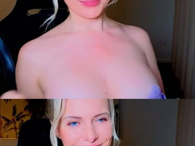 Sexy Blonde MILF Makes Her Pussy Wet