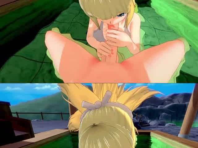 Kohaku getting drilled in the sexy tub from your POV - Dr Stone Anime.